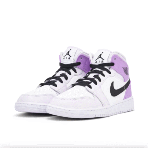 Air Jordan 1 Mid Rosa Lavender GS