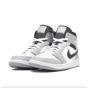 Air Jordan 1 Mid Smoke Gris/Negro