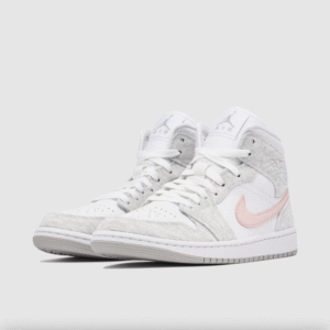 Air Jordan 1 Mid White Light Iron Ore